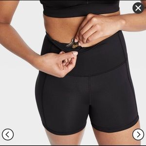 NWT Black Spandex Shorts